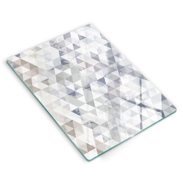 Tocător de bucătărie Model de triunghiuri