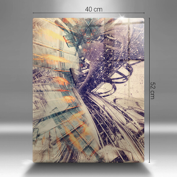 Tocător din sticlă Compoziție modernă