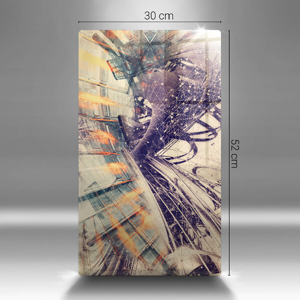 Tocător din sticlă Compoziție modernă