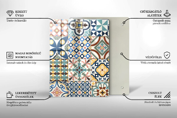 Tocător de bucătărie Marmură albă delicată