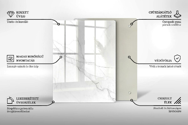 Tocător de bucătărie Marmură pastel