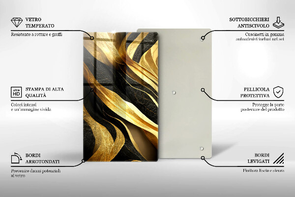 Tocător de bucătărie Abstracție elegantă