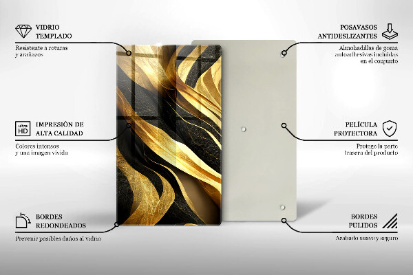 Tocător de bucătărie Abstracție elegantă