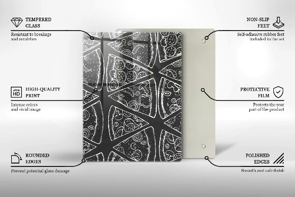 Tocător de bucătărie Abstracție elegantă