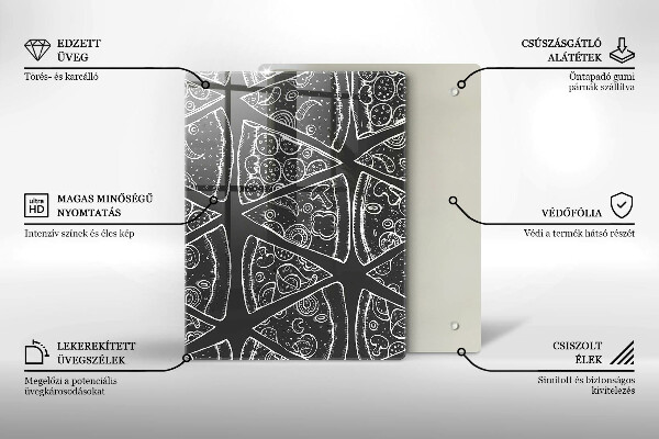Tocător de bucătărie Abstracție elegantă