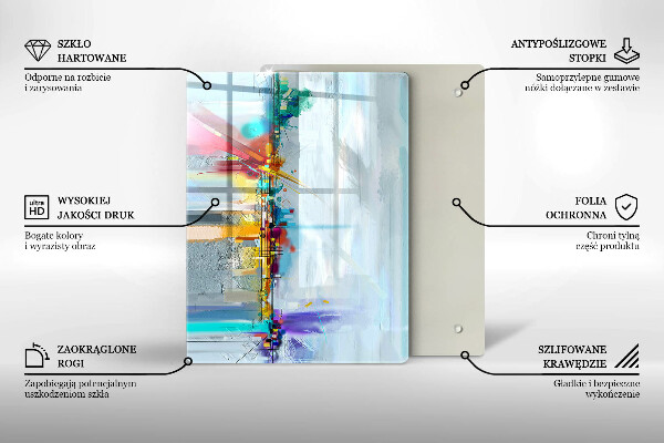 Tocător de bucătărie Stâncă decorativă cu aur