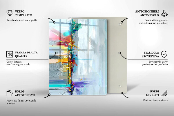 Tocător de bucătărie Stâncă decorativă cu aur