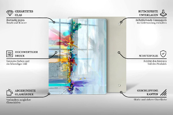 Tocător de bucătărie Stâncă decorativă cu aur