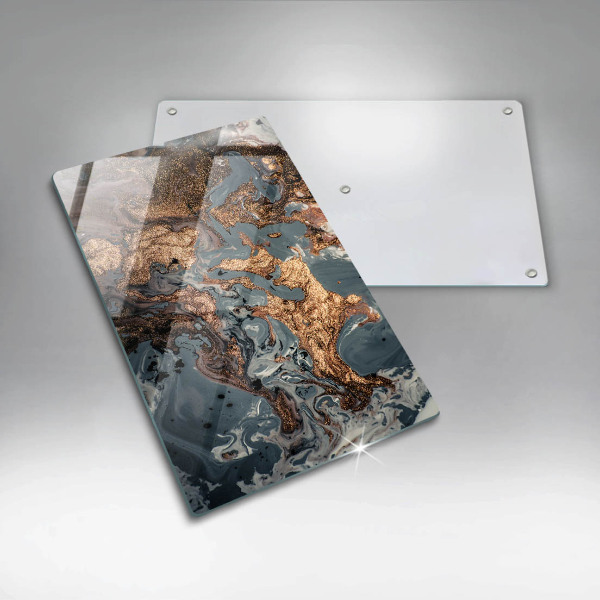 Tocător de bucătărie Stâncă decorativă cu aur