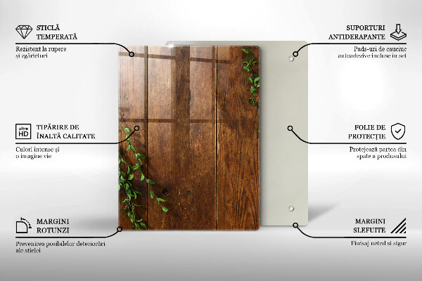 Tocător de bucătărie Abstracția aurului