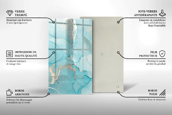 Tocător de bucătărie Abstracția pietrei