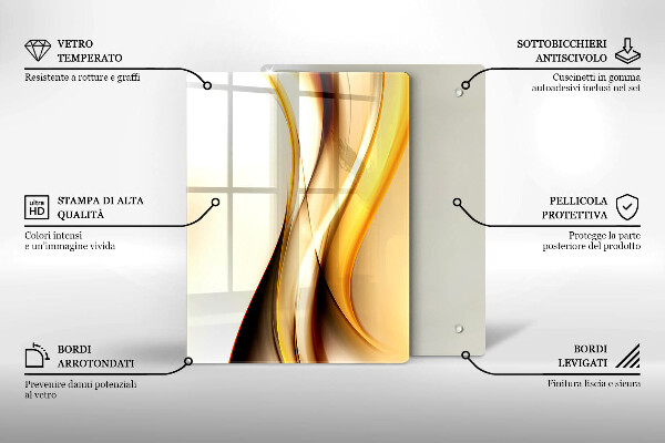 Tocător de bucătărie Abstracția pietrei