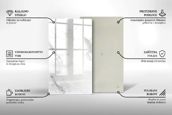 Tocător de bucătărie Marmură modernă