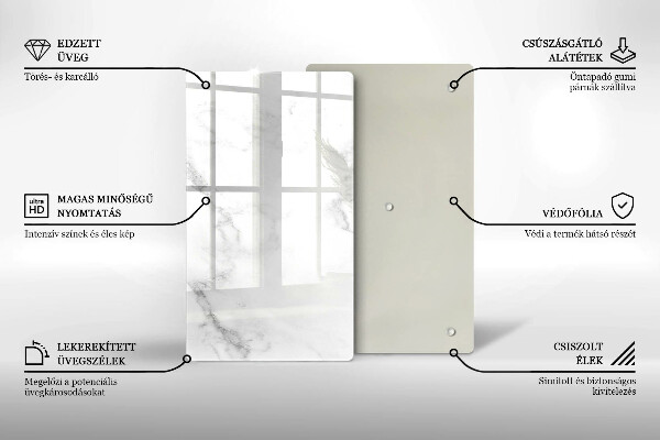 Tocător de bucătărie Marmură modernă