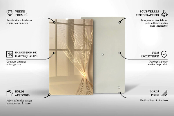 Tocător de bucătărie Abstracția modernă