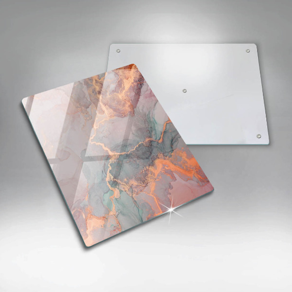 Tocător de bucătărie Marmură cu aur