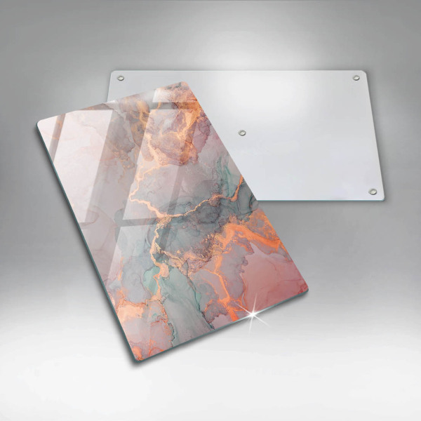 Tocător de bucătărie Marmură cu aur