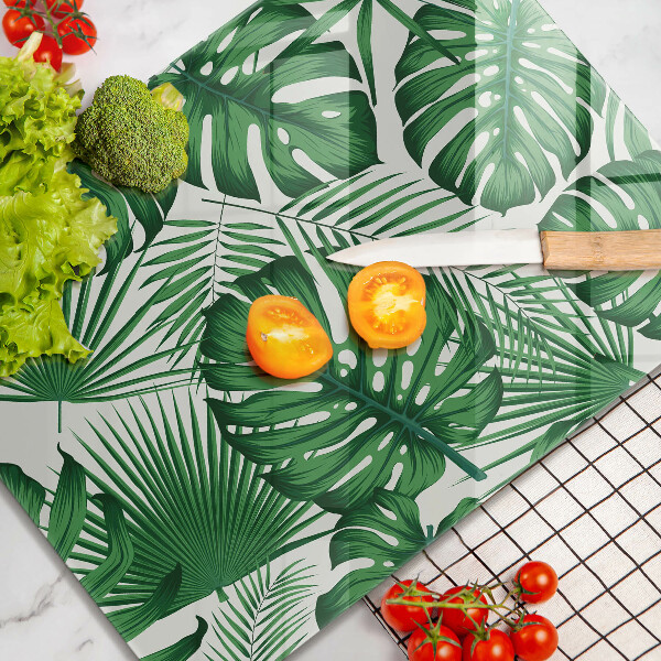Tocător de bucătărie Monstera pleacă