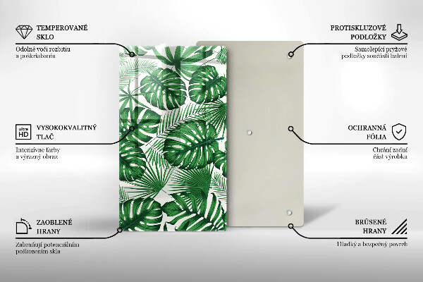 Tocător de bucătărie Monstera pleacă