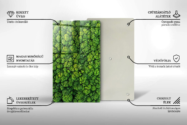 Tocător de bucătărie Plantă de muşchi din natură