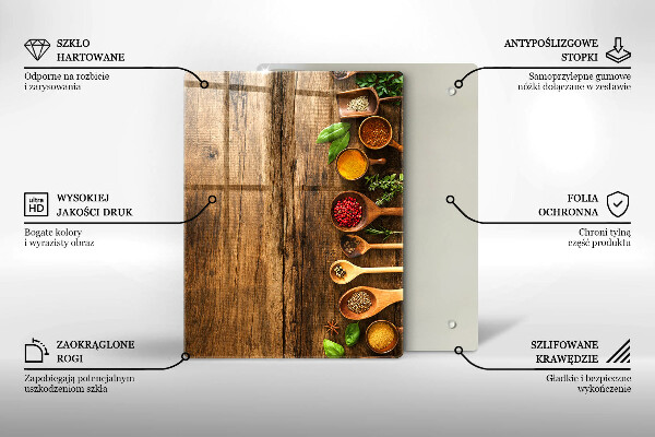 Tocător de bucătărie Scânduri și frunze de lemn