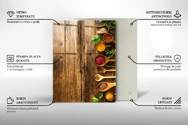 Tocător de bucătărie Scânduri și frunze de lemn