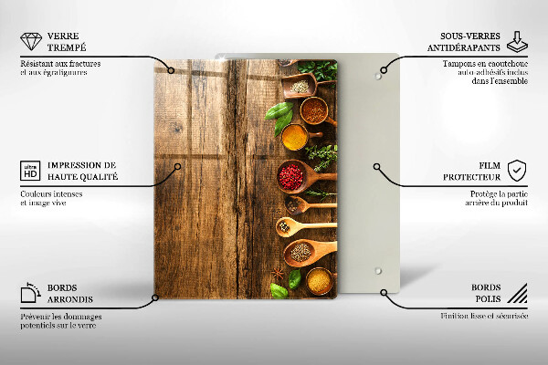 Tocător de bucătărie Scânduri și frunze de lemn