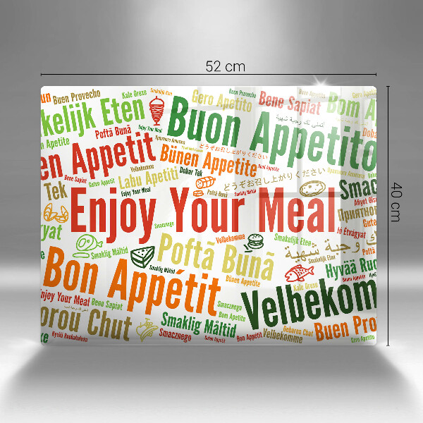 Tocător din sticlă Subtitrări Bon appetit limbi