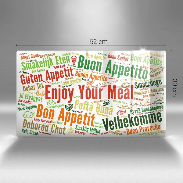 Tocător din sticlă Subtitrări Bon appetit limbi