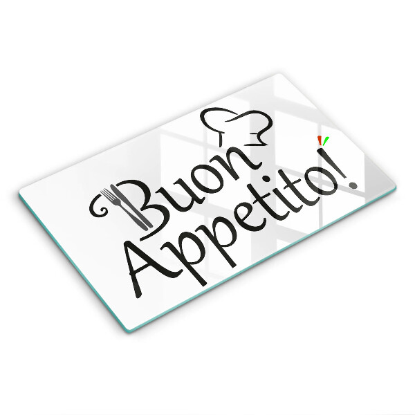 Tocător din sticlă Buon Appetito!