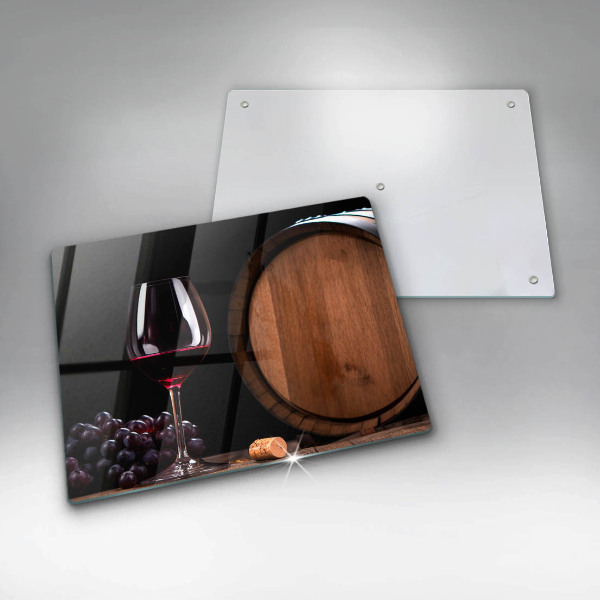 Tocător din sticlă Pahar de vin butoi
