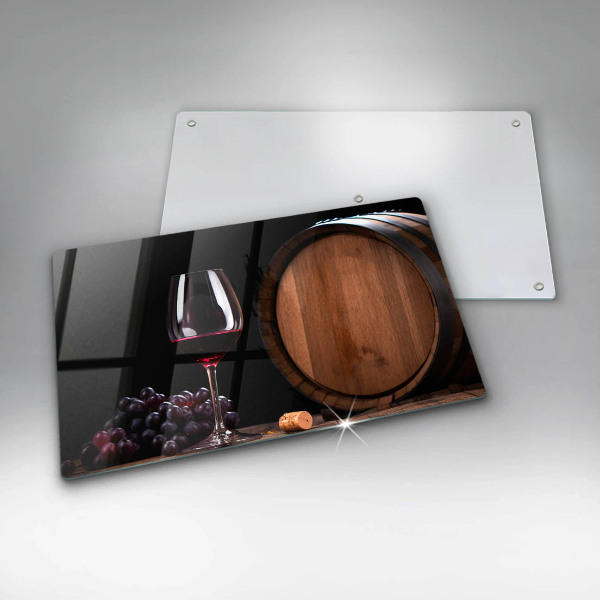 Tocător din sticlă Pahar de vin butoi
