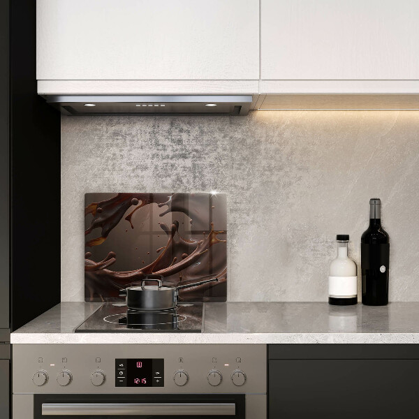 Tocător din sticlă Ciocolata lichida