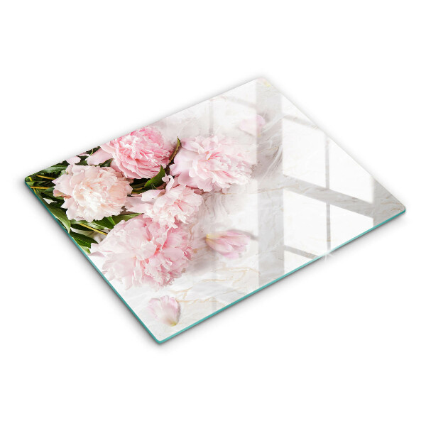 Tocător din sticlă Flori delicate de trandafiri
