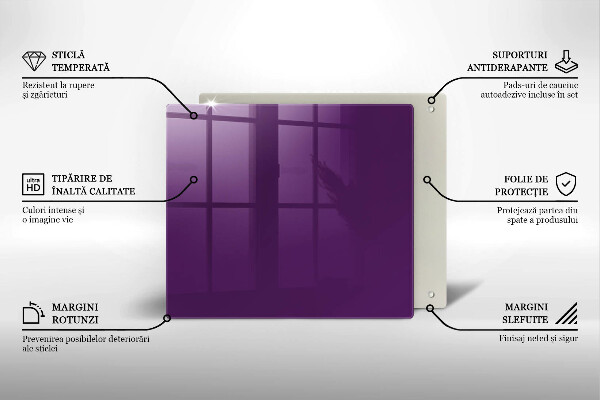 Tocător de bucătărie Culoare violet