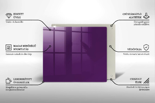 Tocător de bucătărie Culoare violet