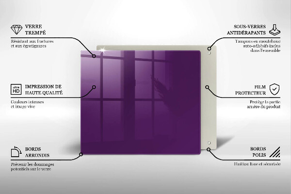 Tocător de bucătărie Culoare violet
