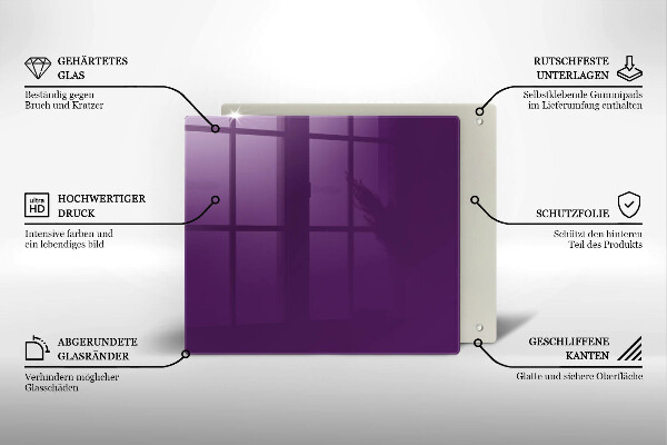 Tocător de bucătărie Culoare violet