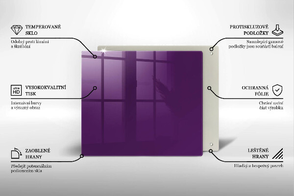 Tocător de bucătărie Culoare violet