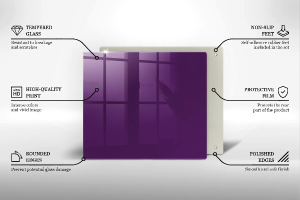 Tocător de bucătărie Culoare violet
