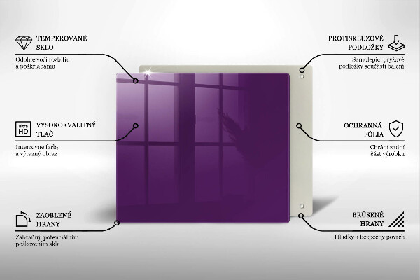 Tocător de bucătărie Culoare violet