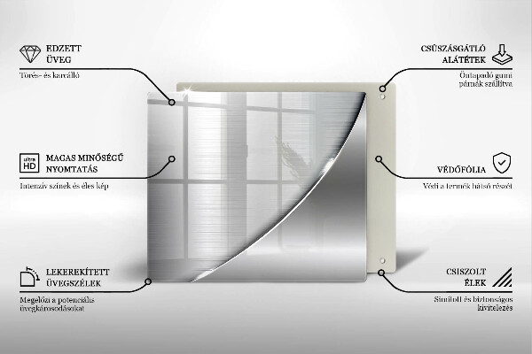 Tocător din sticlă Forme metalice