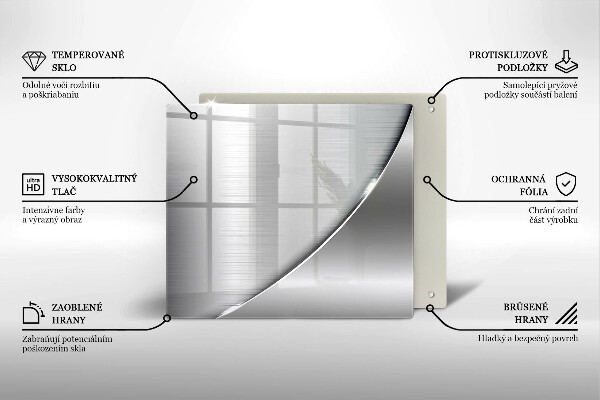 Tocător din sticlă Forme metalice