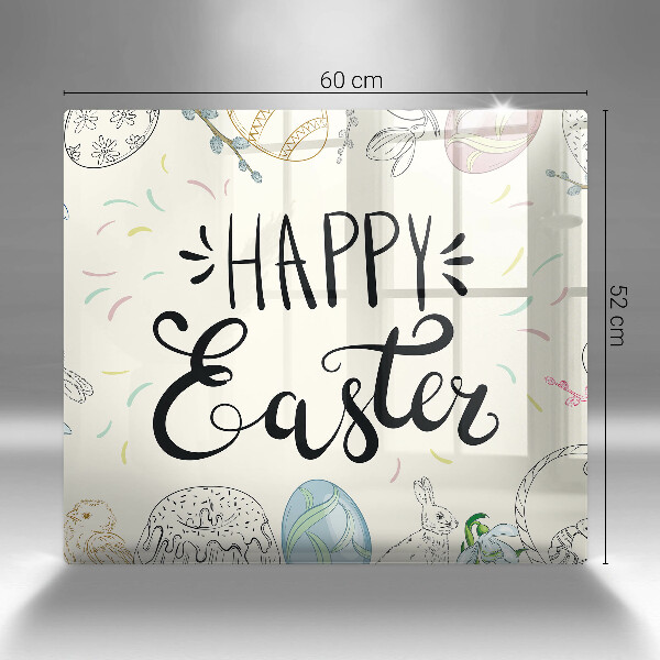 Tocător din sticlă Happy Easter