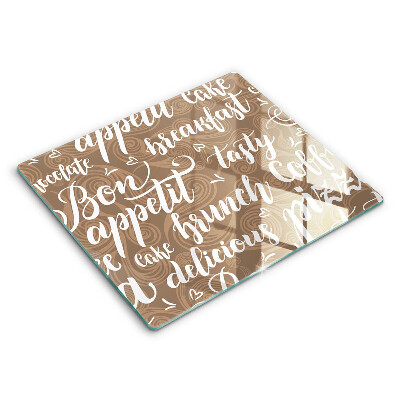 Tocător din sticlă Bon appetit subtitrare