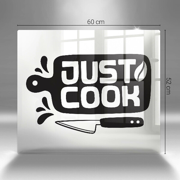 Tocător din sticlă Just cook