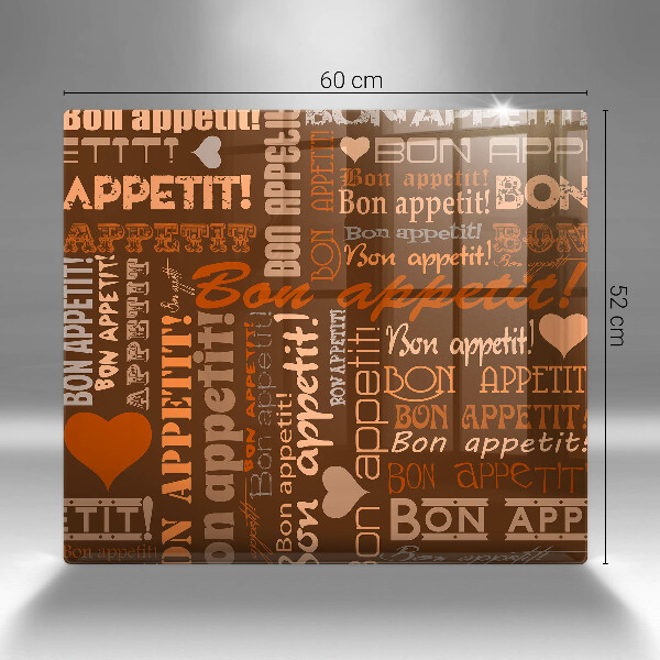 Tocător din sticlă Bon appetit subtitrare