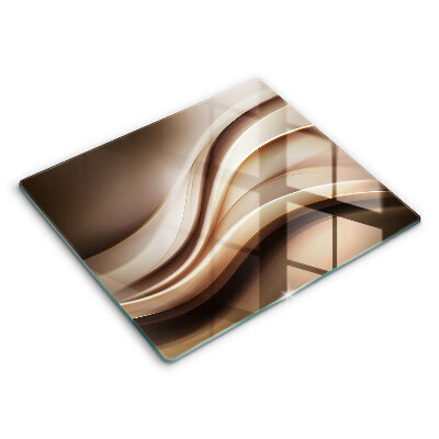 Tocător din sticlă Abstracție linii blânde