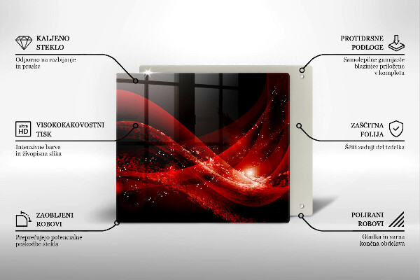 Tocător din sticlă Abstracția modernă