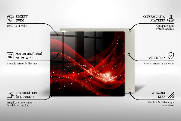 Tocător din sticlă Abstracția modernă